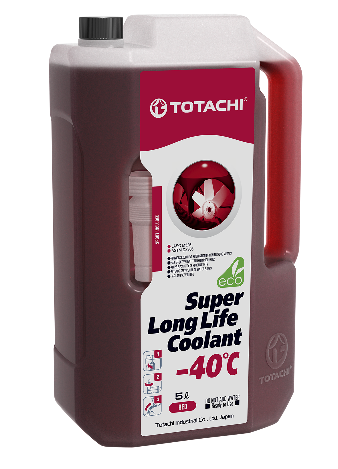 Охлаждающая жидкость Totachi Super Long Life Coolant Red Premium 5 л, Антифриз (Жидкости охлаждающие)